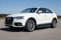 Audi Q3 2011-2019 Praguri Laterale Bosphore Grey (2 buc, Aluminiu) foto 1
