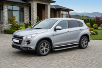Peugeot 4008 2012-2017 Praguri Laterale BlackLine (2 buc, Aluminiu) foto 1