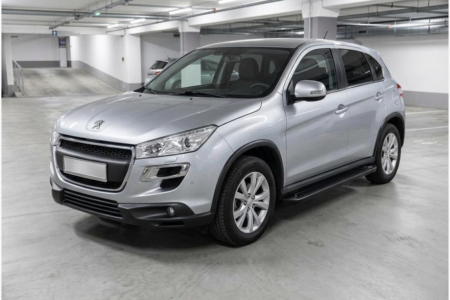 Peugeot 4008 2012-2017 Praguri Laterale Allmond Black (2 buc, Aluminiu) Image