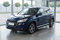 Peugeot 4008 2012-2017 Praguri Laterale Maydos V1 (2 buc, Aluminiu si Otel Inoxidabil) foto 1