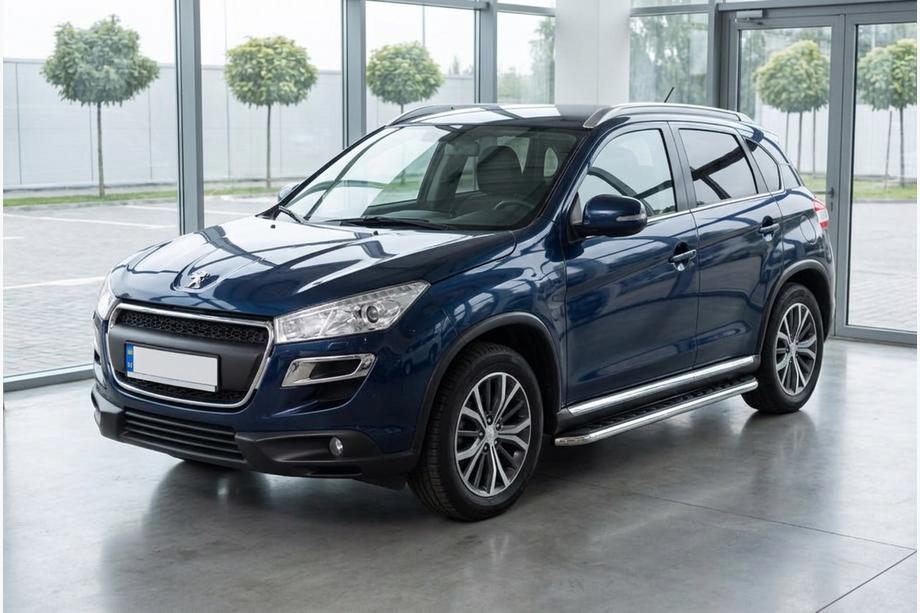 Peugeot 4008 2012-2017 Praguri Laterale Maydos V1 (2 buc, Aluminiu si Otel Inoxidabil) Image
