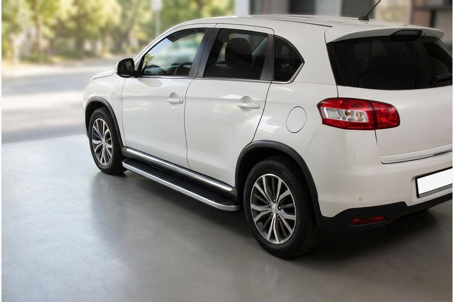 Peugeot 4008 2012-2017 Praguri Laterale Tayga (2 buc, Aluminiu) Image