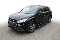 Peugeot 4008 2012-2017 Praguri Laterale Bosphorus Black (2 buc, Aluminiu) foto 1
