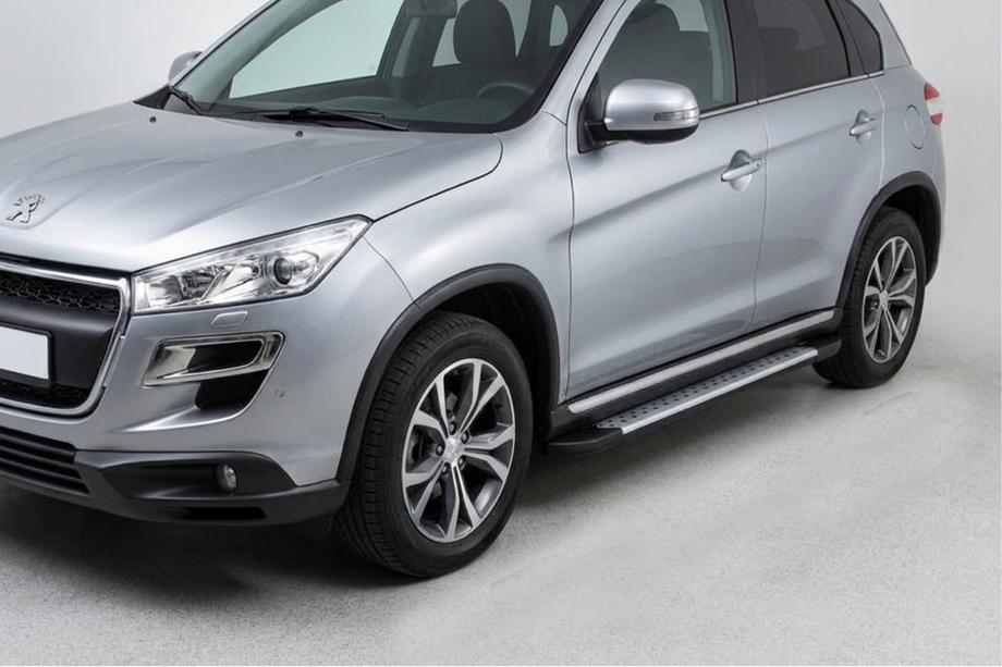 Peugeot 4008 2012-2017 Praguri Laterale Tip X5 (2 buc, Aluminiu) Image