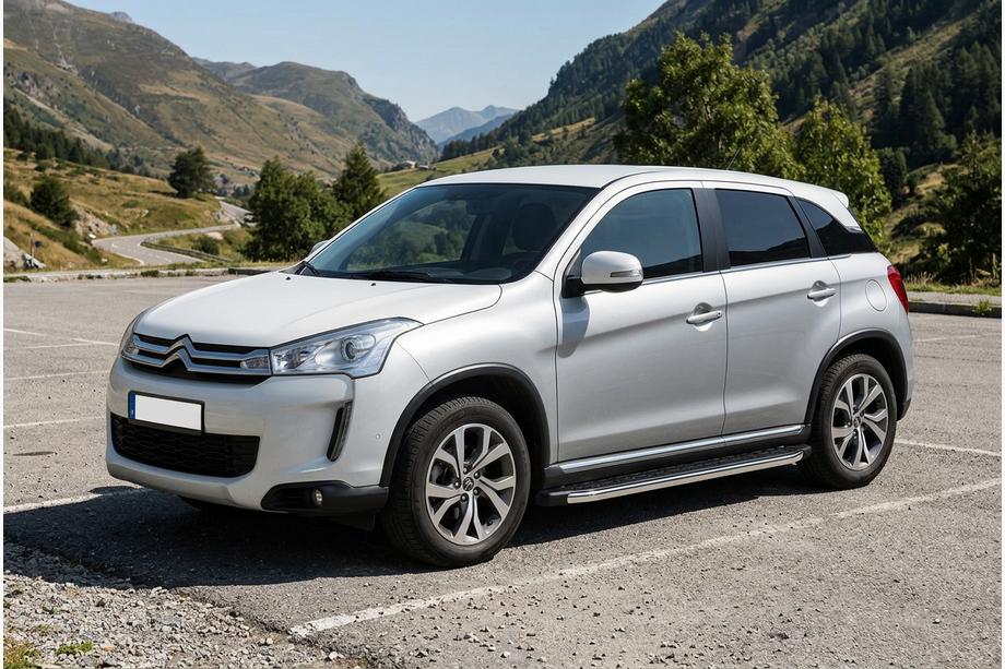 Citroen C-4 Aircross 2012-2017 Praguri Laterale BlackLine (2 buc, Aluminiu) Image