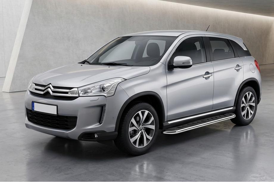 Citroen C-4 Aircross 2012-2017 Praguri Laterale Maydos V1 (2 buc, Aluminiu si Otel Inoxidabil) Image
