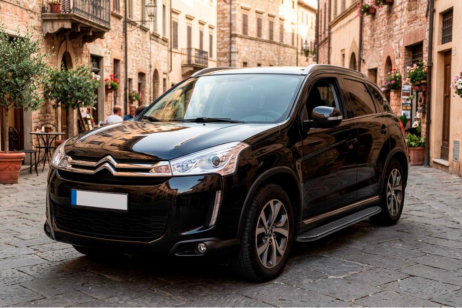 Citroen C-4 Aircross 2012-2017 Praguri Laterale Bosphorus Black (2 buc, Aluminiu) Image