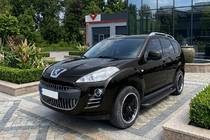 Peugeot 4007 2007-2013 Praguri Laterale Allmond Black (2 buc, Aluminiu) foto 1
