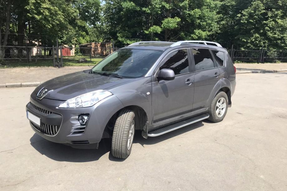 Peugeot 4007 2007-2013 Praguri Laterale Tayga (2 buc, Aluminiu) Image