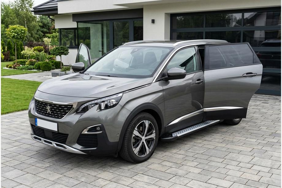 Peugeot 5008 2016-2023 Praguri laterale Allmond Grey (2 buc, aluminiu) Image
