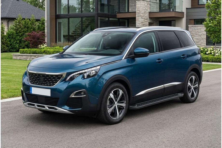 Peugeot 5008 2016-2023 Praguri Laterale Allmond Black (2 buc, Aluminiu) Image
