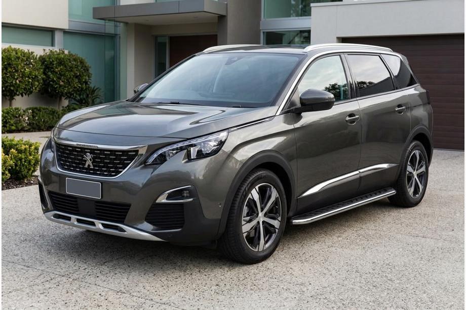 Peugeot 5008 2016-2023 Praguri Laterale Maydos V1 (2 buc, Aluminiu si Otel Inoxidabil) Image