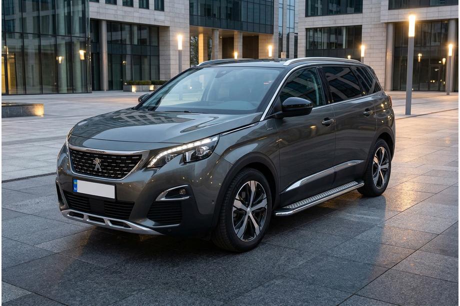 Peugeot 5008 2016-2023 Praguri Laterale Maydos V2 (2 buc, Aluminiu si Otel Inoxidabil) Foto 1