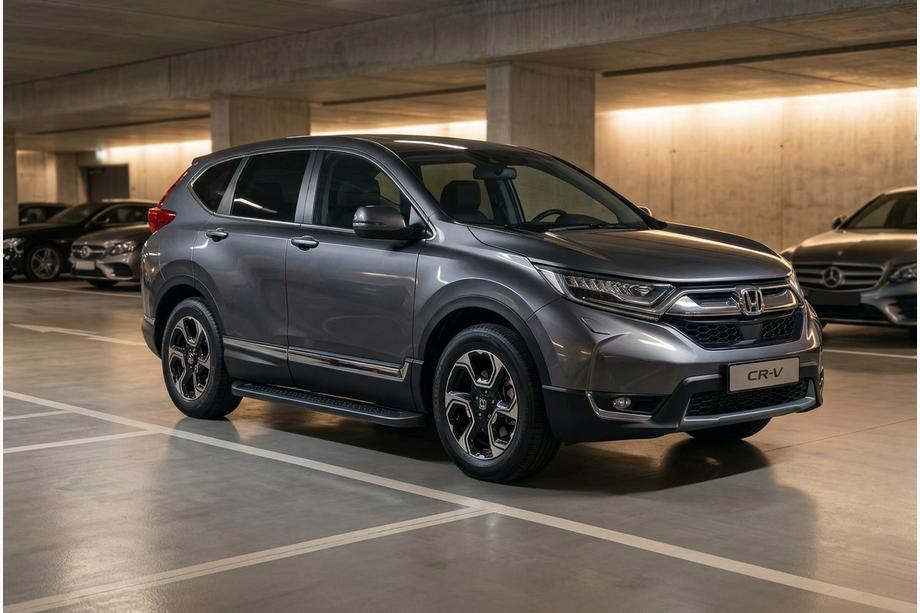 Honda CRV 2017-2022 Praguri Laterale Allmond Black (2 buc, Aluminiu) Image