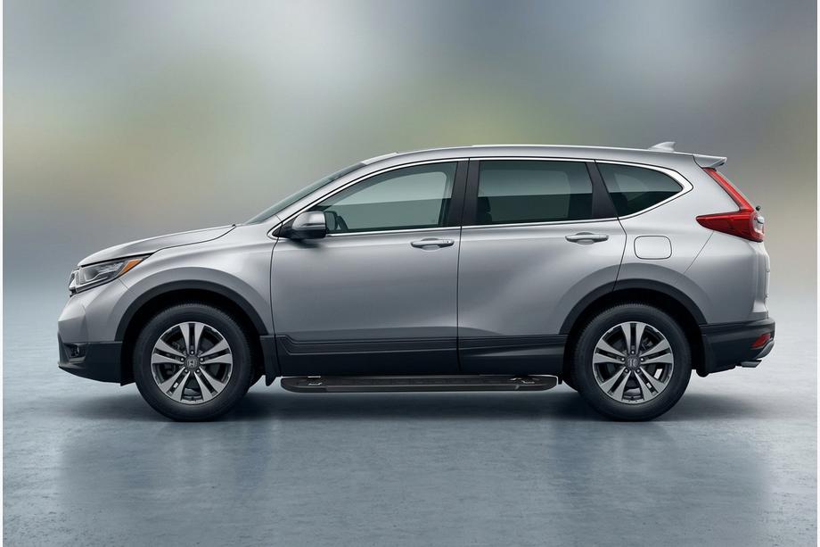 Honda CRV 2017-2022 Praguri Laterale RedLine Black (2 buc, Aluminiu) Image