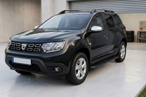 Renault Duster 2018-2024 Praguri Laterale Tayga Black (2 buc, Aluminiu) foto 1