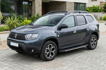 Renault Duster 2018-2024 Praguri Laterale Bosphore Grey (2 buc, Aluminiu) foto 1