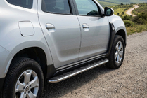 Renault Duster 2018-2024 Praguri Laterale Maydos V1 (2 buc, Aluminiu) foto 1