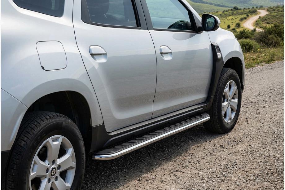 Renault Duster 2018-2024 Praguri Laterale Maydos V1 (2 buc, Aluminiu) Image