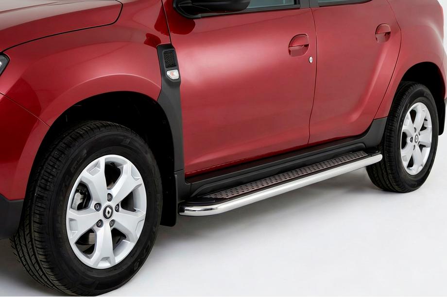 Renault Duster 2018-2024 Praguri Laterale Maydos V2 (2 buc, Aluminiu) Image