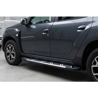 Praguri Laterale Sunrise (2 buc, Aluminiu) Dacia Duster 2018-2024 foto 1