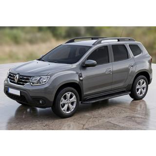 Praguri Laterale Bosphore Black (2 buc, Aluminiu) Dacia Duster 2018-2024 foto 1