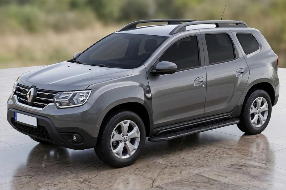 Dacia Duster 2018-2024 Praguri Laterale Bosphore Black (2 buc, Aluminiu) Image