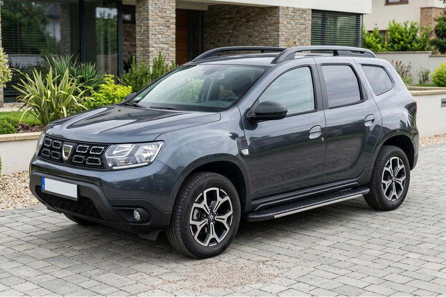 Dacia Duster 2018-2024 Praguri Laterale Bosphore Grey (2 buc, Aluminiu) Image