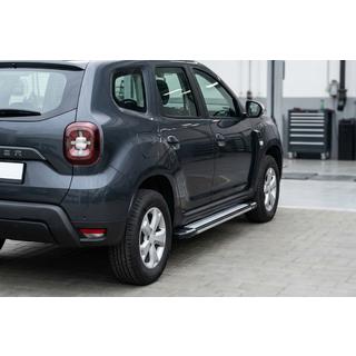 Praguri Laterale Rainbow (2 buc, Aluminiu) Dacia Duster 2018-2024 foto 1