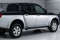 Mitsubishi L200 2015-2024 Praguri Laterale Fullmond (2 buc, Aluminiu) foto 1
