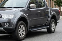 Fiat Fullback 2016- Praguri Laterale Allmond Black (2 buc, Aluminiu) foto 1