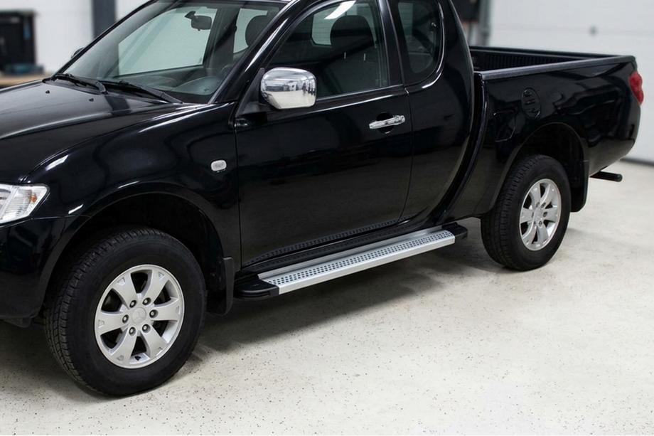 Fiat Fullback 2016- Praguri Laterale Maya V2 (2 buc, Aluminiu) Image