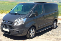 Ford Custom 2013-2022 Praguri laterale Bosphorus Grey (2 buc, aluminiu) foto 6