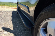 Ford Custom 2013-2022 Praguri laterale Bosphorus Grey (2 buc, aluminiu) foto 7