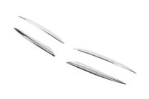Mercedes E-class W213 2016-2023 Ornamente laterale din inox pentru bara fata 2016-2019 foto 4