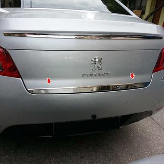 Ornament portbagaj inox Peugeot 508 2010-2018 foto 2