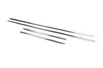 Mercedes E-class W213 2016-2023 Ornamente usa cromate Tip-1 (4 buc, inox) foto 3