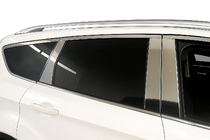 Ford Kuga 2008-2013 Molding stalpi usa inox foto 1