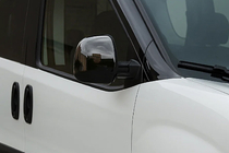 Opel Combo 2012-2018 Capace Oglinzi Crom Negru (2 buc, plastic) foto 1