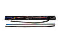 Renault Clio IV 2012-2019 Ornamente geamuri Crom Negru (HB, 8 buc, inox) foto 3