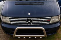 Mercedes Vito W638 1996-2003 Capace Grila Cromate (V-class, Otel Inoxidabil) foto 3