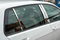 Volkswagen Golf 7/E-Golf 2012-2020 Capace stalpi inox foto 2