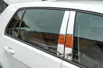 Volkswagen Golf 7/E-Golf 2012-2020 Capace stalpi inox foto 1