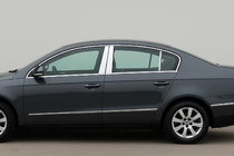 Volkswagen Passat B6 2006-2012 Ornamente stalpi usa inox (SD) foto 1