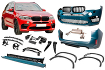 BMW X5 F15 2013-2018 Kit caroserie cu sistem de evacuare (X5M) foto 3