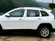 Jeep Cherokee KL 2013- Molding stalpi usa inox foto 1