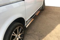 Volkswagen T6 2015-2024 Tevi Laterale (2 buc, Otel Inoxidabil) foto 12