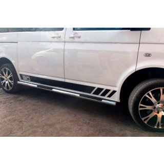 Tevi Laterale (2 buc, Otel Inoxidabil) Volkswagen T6 2015-2024 foto 3