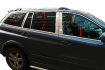 SsangYong Kyron 2005-2014 Set complet ornamente geamuri inox foto 1