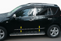 Toyota Rav 4 2006-2013 Molduri Usi Otel Inoxidabil foto 3